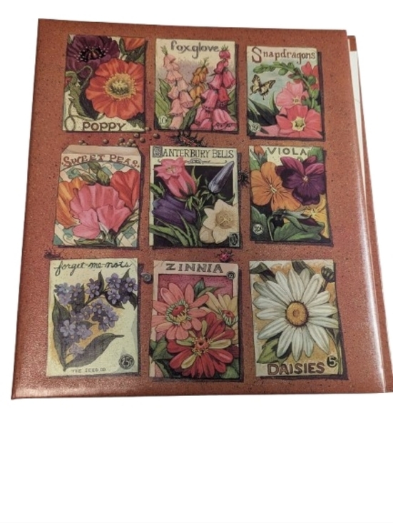 Hallmark Other - Rare Vintage Hallmark Floral Seed Packet Photo Album - Cottagecore Aesthetic NWT